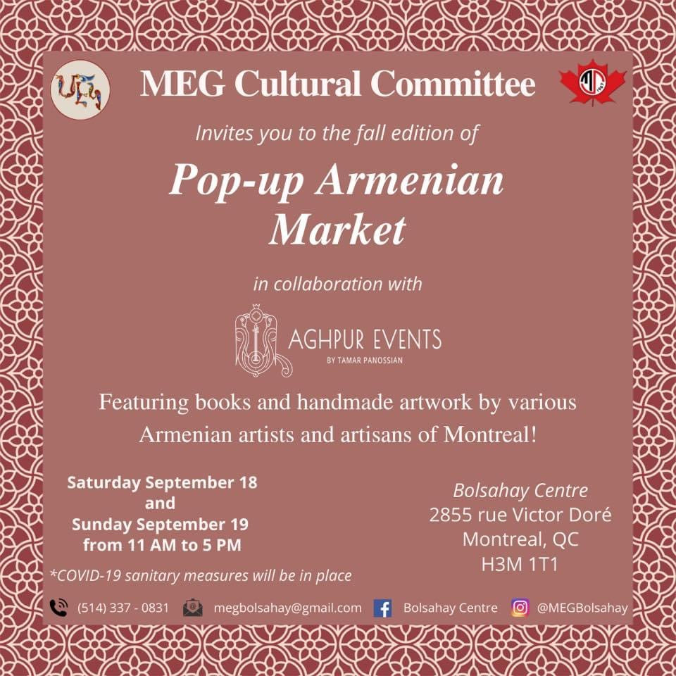 Second Edition of the Pop-Up Armenian Market