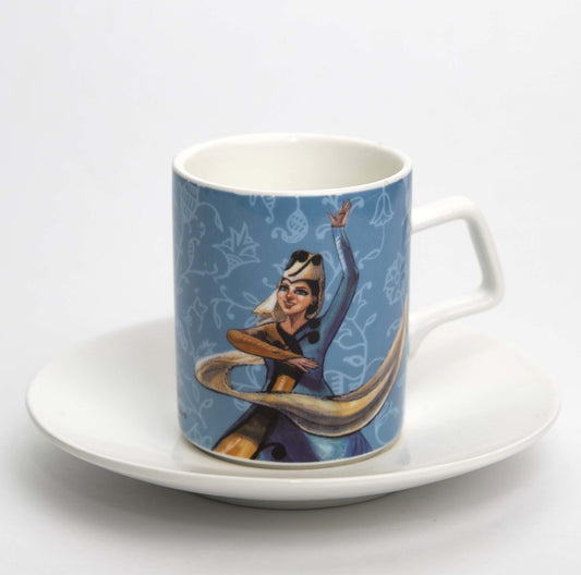 Aline Armenian Dancer Espresso Set - Arpi Krikorian