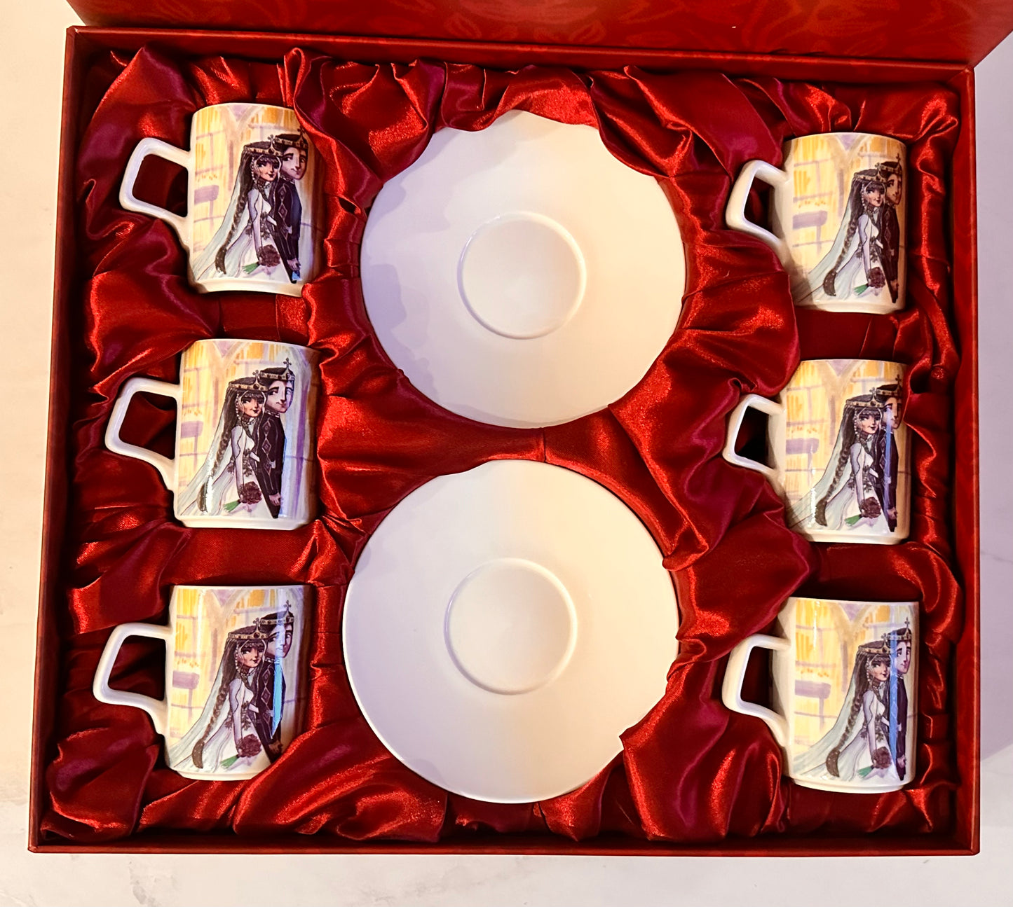 Bride and Groom Espresso Set - Arpi Krikorian