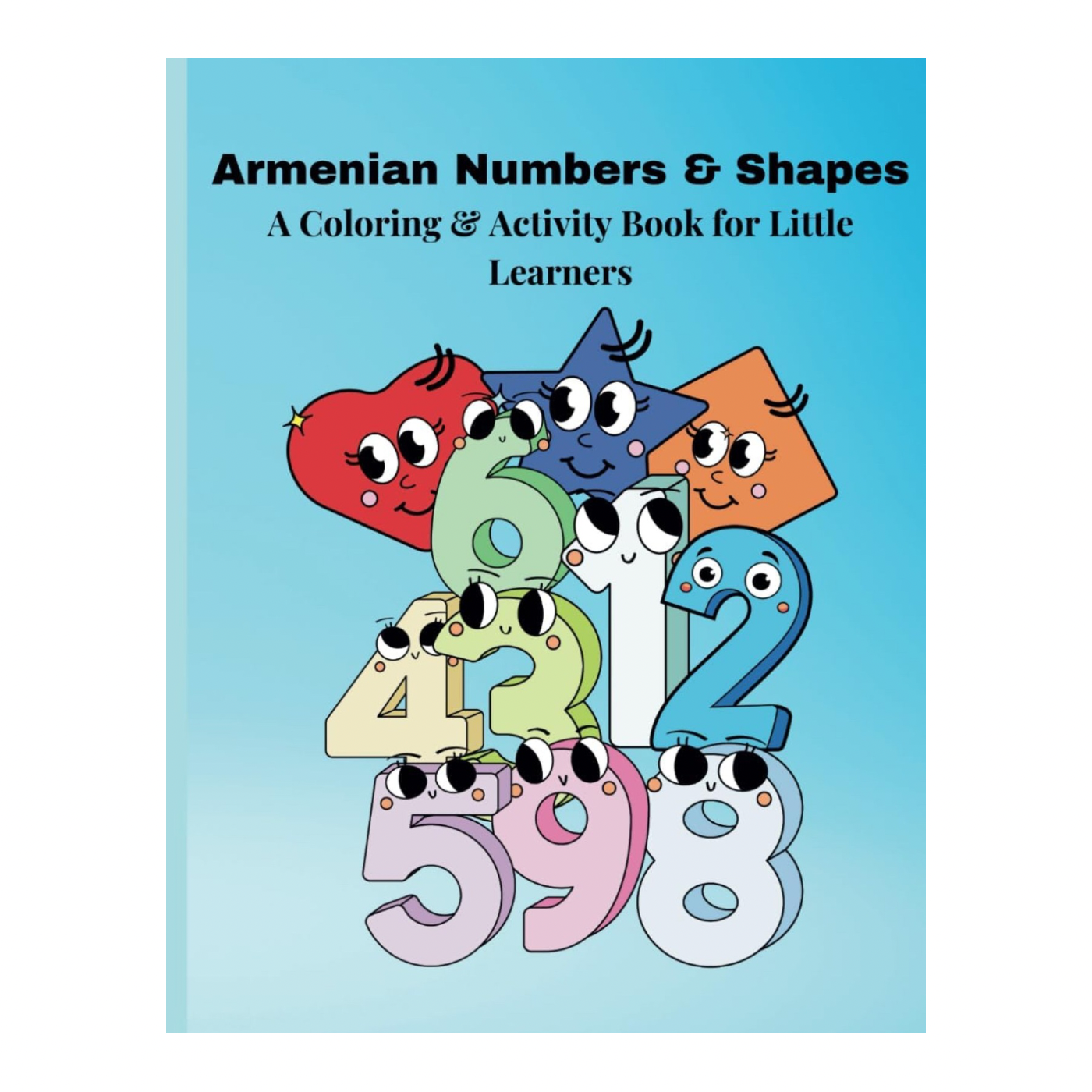 Armenian Numbers & Shapes Activity Book