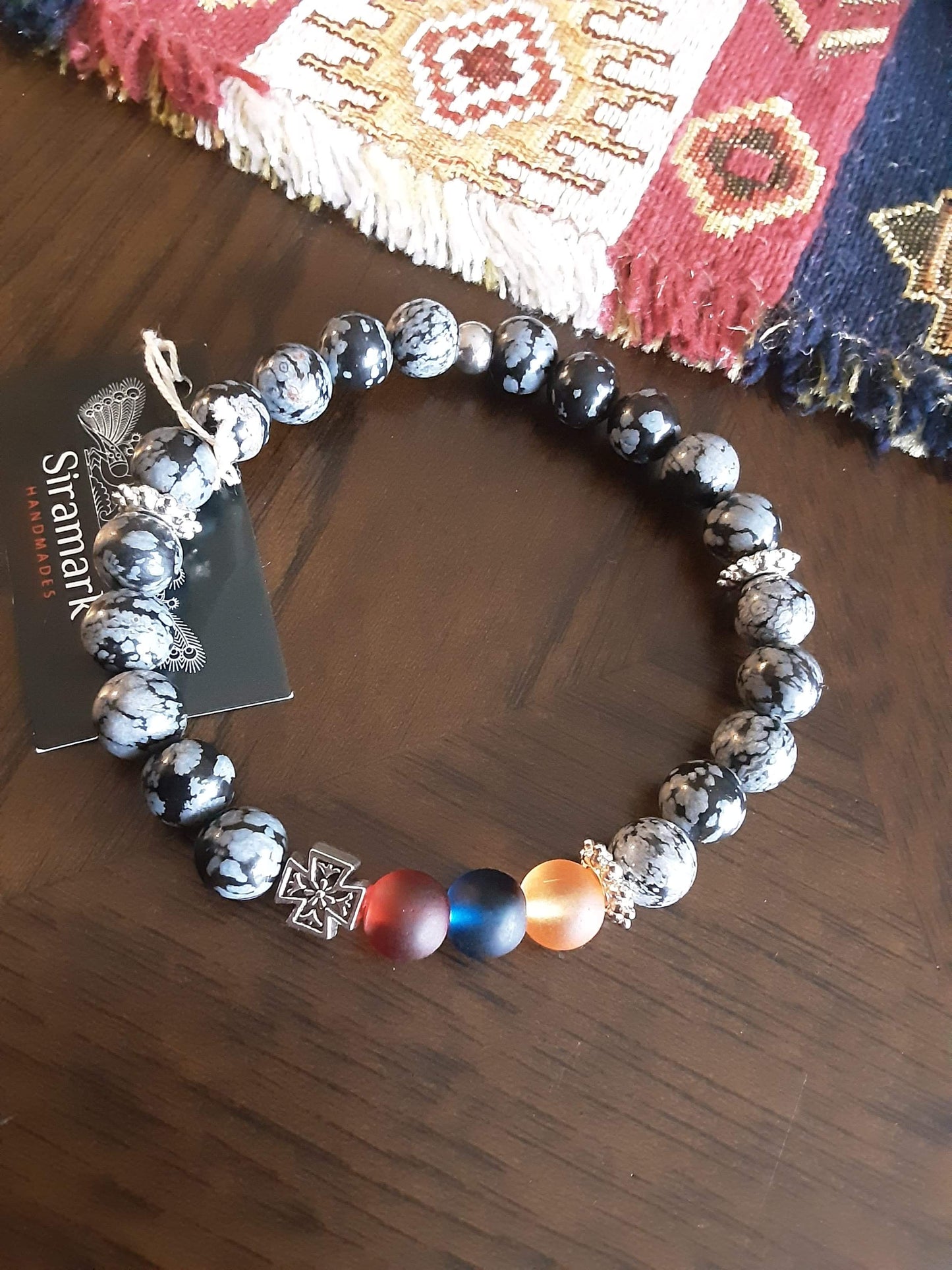 Obsedian Stone Bracelet